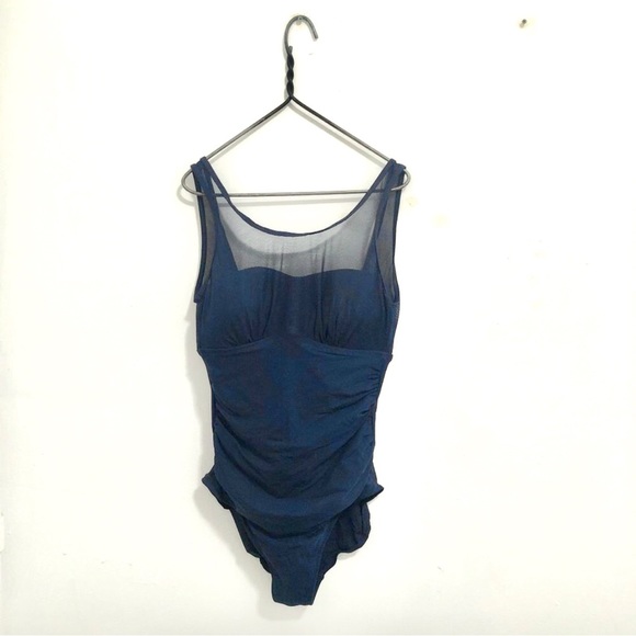 Anthropologie Other - Navy Sweetheart Swimsuit, Size 6